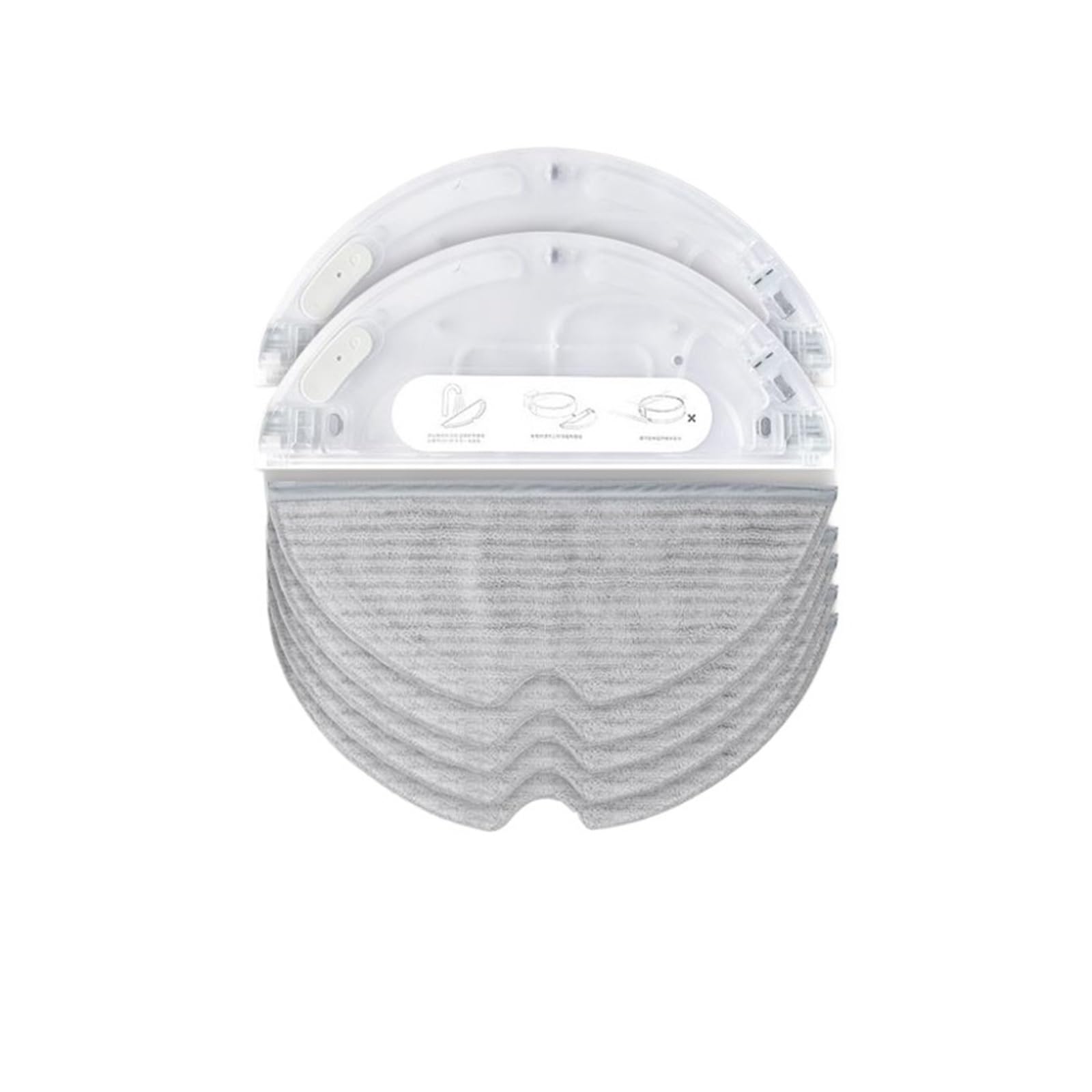 GENTERUN Water Tank ，Compatible For Xiaomi，Compatible For Dreame ，D9 L10 Pro 2C Robot Vacuum Sweeping Replaceable Electric jug(7PCS)