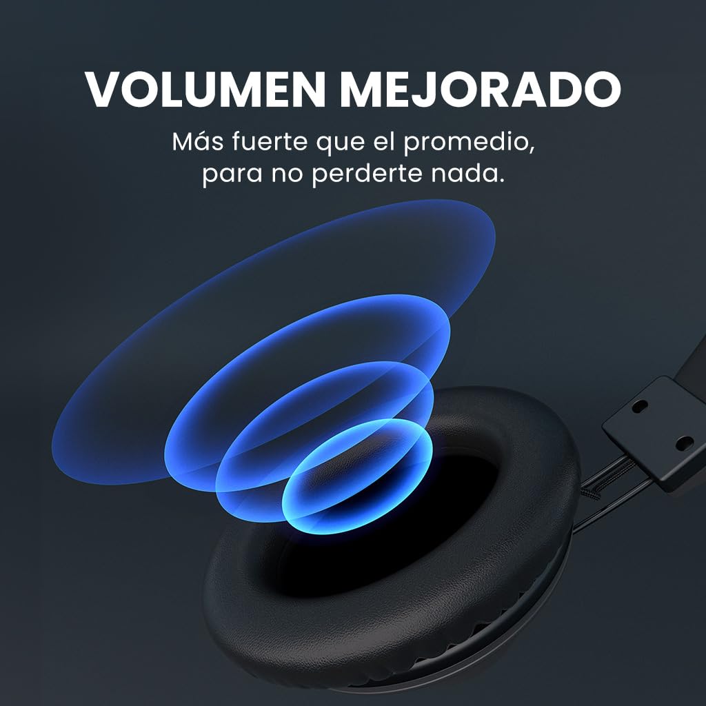 Avantree Audition 3 - Auriculares Bluetooth 5.3 Over-Ear con inalambricos Base Recargable, compatibles con Samsung Smart TV, Modo Voz Clara, Volúmenes Mejorados, aptX-Adaptive, Ligeros y cómodos