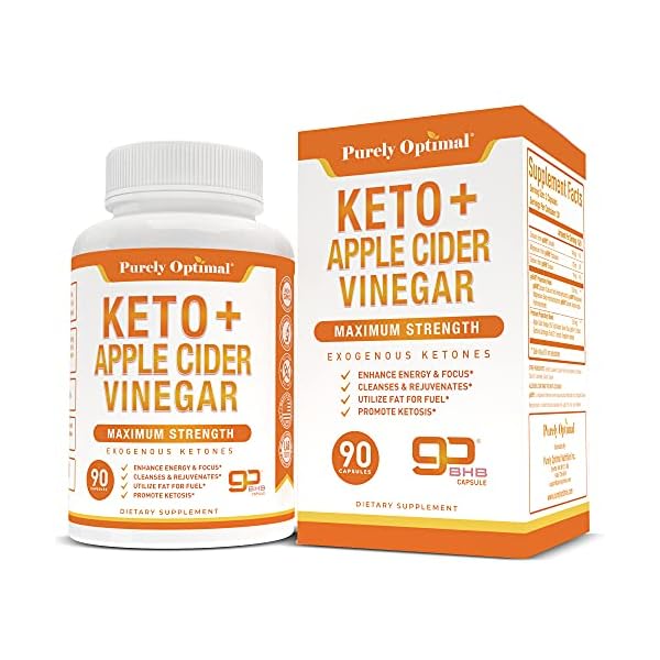 Premium-Keto-Pills-Apple-Cider-Vinegar-Capsules-with-Mother-Utilize-Fat-for-Energy-with-Ketosis-Boost-Energy-Focus-Manage-Cravings-Metabolism-Support-Bhb-Keto-Diet-Pills-for-Women-Men Premium Keto Pills + Apple Cider Vinegar Capsules with Mother - Utilize Fat for Energy with Ketosis, Boost Energy & Focus, Manage Cravings, Metabolism Support - Bhb Keto Diet Pills for Women, Men