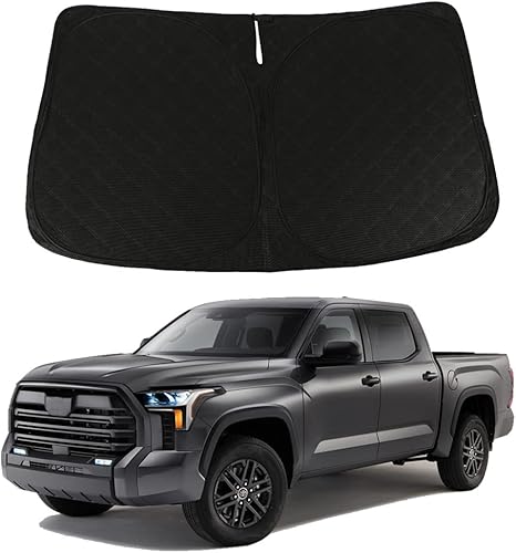D-Lumina Parasol para parabrisas – Compatible con Toyota Tundra (Limited, SR5, Platinum, TRD Pro) 2022 2023 2024 2025 – Material mejorado de 3 capas