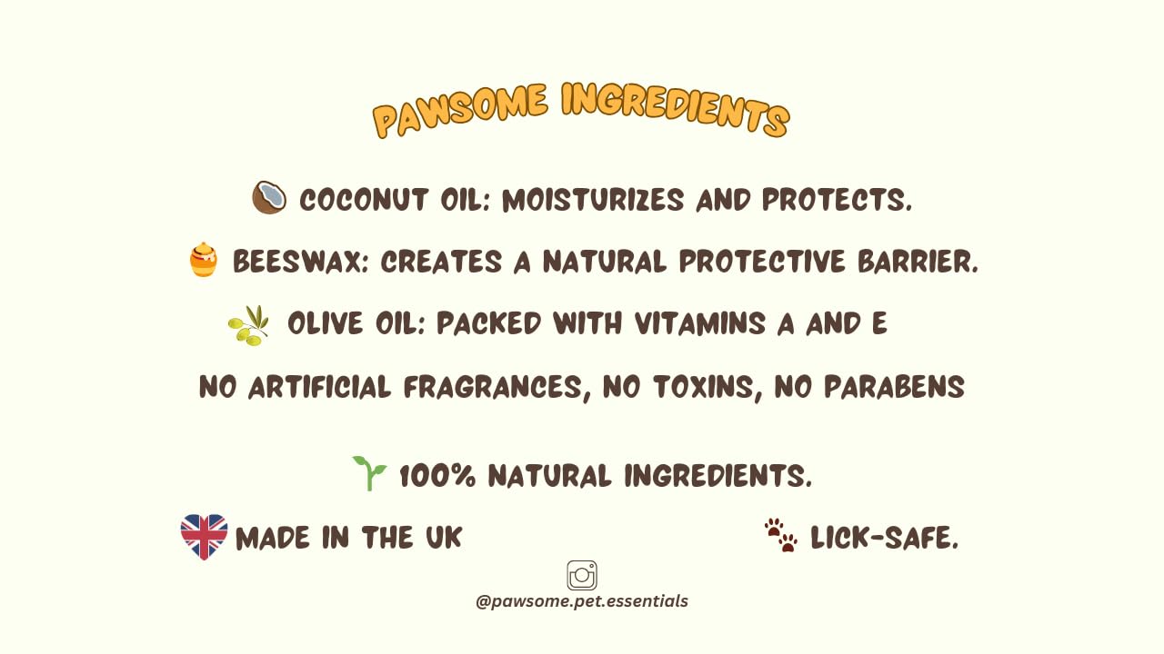 PAWSOME BALM, 100% Natural Dog Paw and Nose Balm, Soothes & Repairs Cracked Paws, Nourishes & Protects, Lick-Safe Moisturizer - Image 4