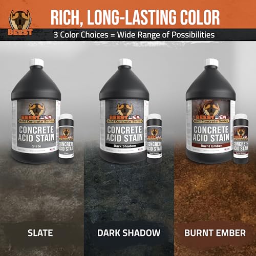 Beest Concrete Acid Stain - Concrete Dye & Concrete Stain Outdoor For Stamped Concrete thumb #3
