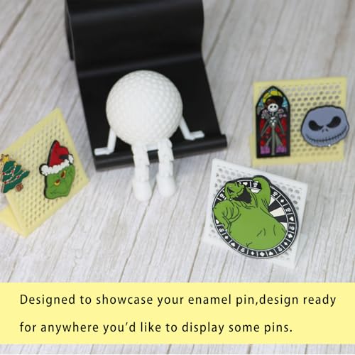 piaolgyi pin display standpin board for desktops amp shelvespin holder display for badges pins collectiblewhite