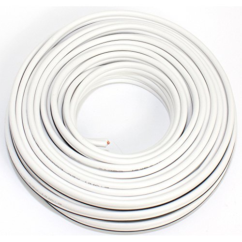 Seki 311986 cavo per altoparlante, 2 X 2,5 mm², 10 m Bianco