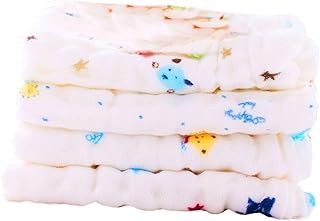 HAPINARY Toalhas Quadradas 4 Pçs Toalha De Alimentação Do Bebê Pequeno Lenço Toalha De Amamentação Cachecol Toalha De Bolha Toalhas De Gaze De Bebê Toalhas Quadradas Toalha De Mamadeira