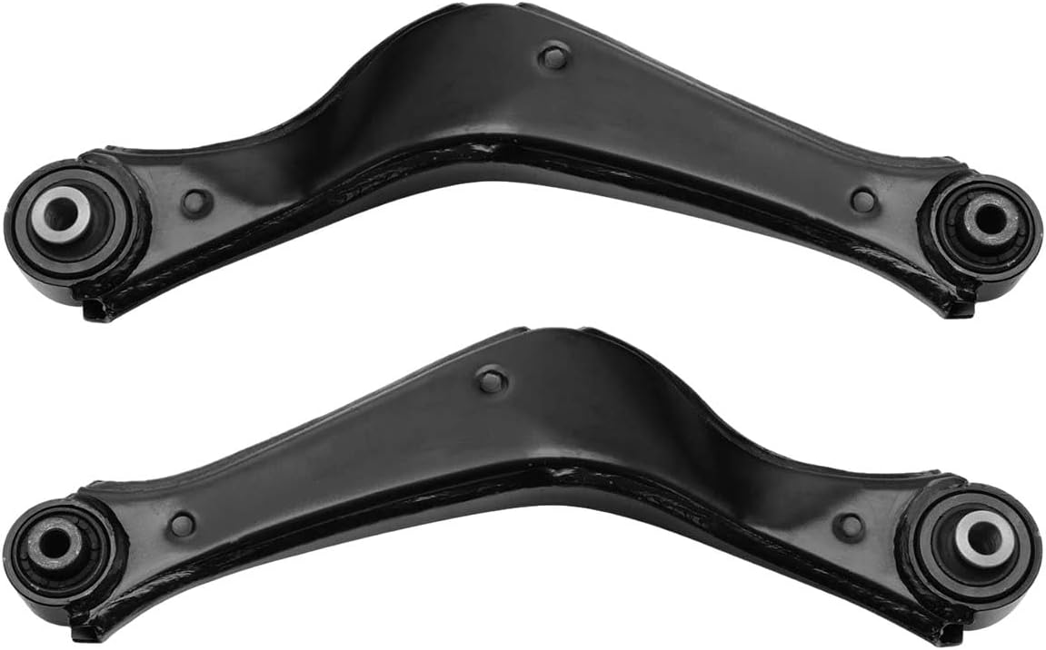 AutoShack Rear Upper Control Arms with Bushings for Chevrolet & Buick, Malibu 2013-2015 Impala 2014-2020 LaCrosse 2013-2016 Regal 2013-2017 Malibu Limited 2016, AWD FWD L4 2.0L 2.4L 2.5L V6 3.6L, Pair