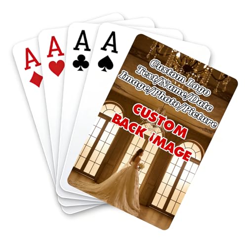 Baraja personalizada de cartas con foto para eventos