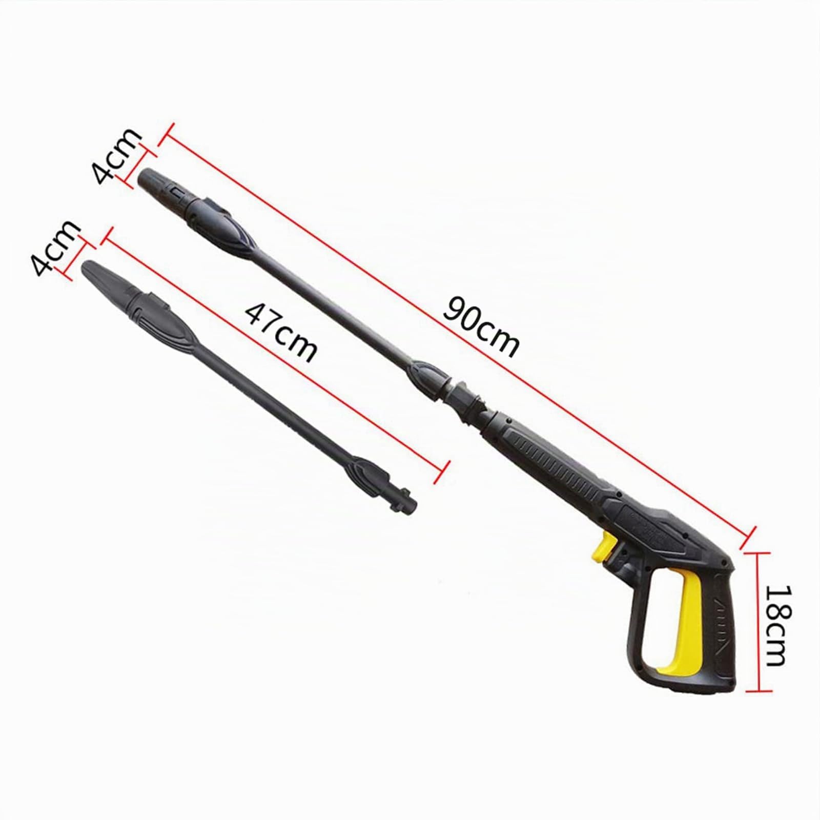 Ugello a lancia ad alta pressione per pistola a spruzzo ad acqua ad alta pressione Ugello a lancia turbo rotante a getto d'acqua per Karcher K2 K3 K4 K5 K6 K7 Idropulitrici