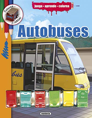 Autobuses (Colorea y juega)