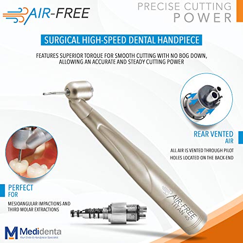 Medidenta AFT45 Medidenta Air Free 45 Titan Surgical – High-Speed Dental Handpiece thumb #3