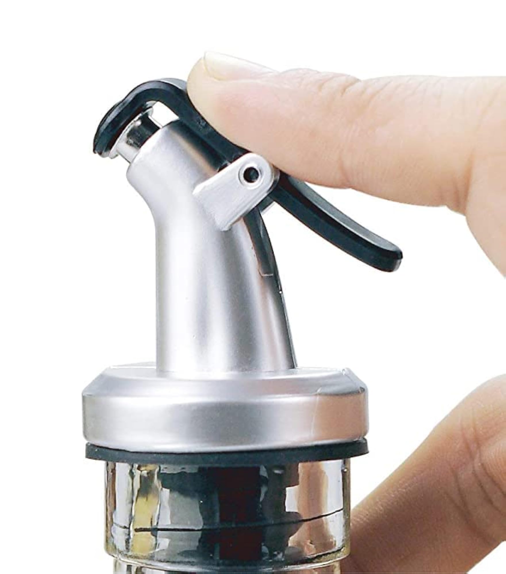 KREZON Glass Oil Dispenser & Vinegar Dispenser Set, Kitchen Essentials
