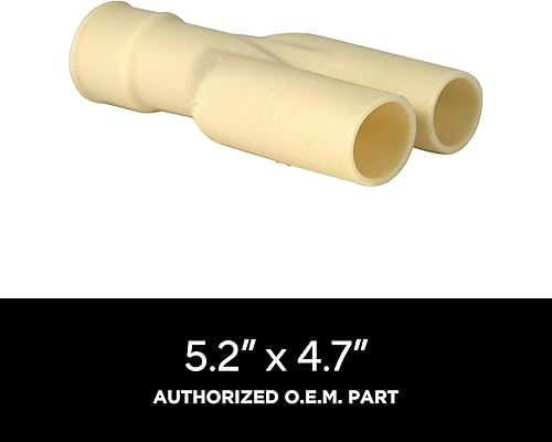 Miniatura 3 de Fisher & Paykel Conector de manguera de drenaje doble Joiner - Piezas del aparato OEM 529872 para mejoras para el hogar, ‎1.1 x 4.7 x 5.2 pulgadas