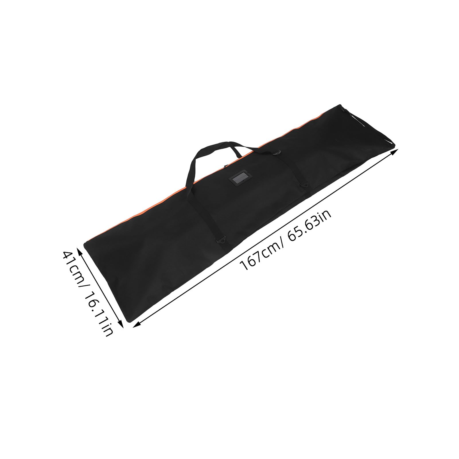 Snowboardtasche für Flugreisen – Faltbare Snowboard- und Skitasche – 167 x 41 x 0,8 cm (65,8 x 16,1 x 0,3 Zoll) – Transporttasche für Snowboardausrüstung und Skizubehör