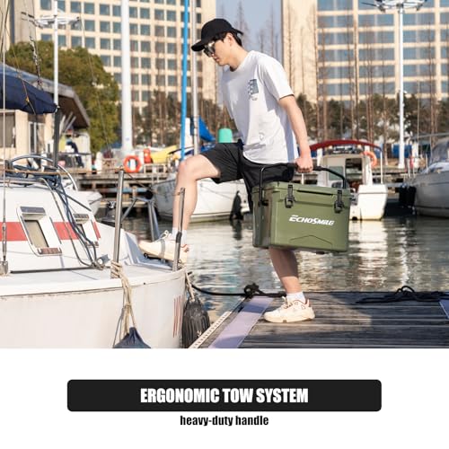 Image of EchoSmile 25 /30 /35 /40 /60 /75 Quart Rotomolded Cooler, Built to Stand up to The Rigors of The Journey