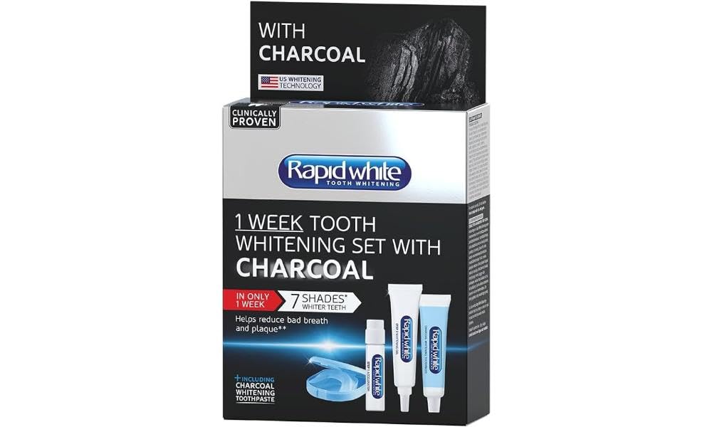 Rapid White 1 Week Charcoal Teeth Whitening Kit
