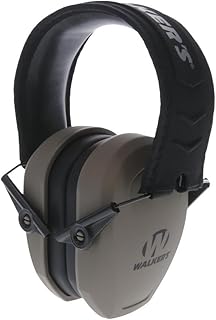 Walker's Slim Passive Earmuff Hearing Protection FDE Come and Take It