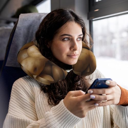 Almohada de espuma viscoelástica para viaje cilíndrica miniatura 5