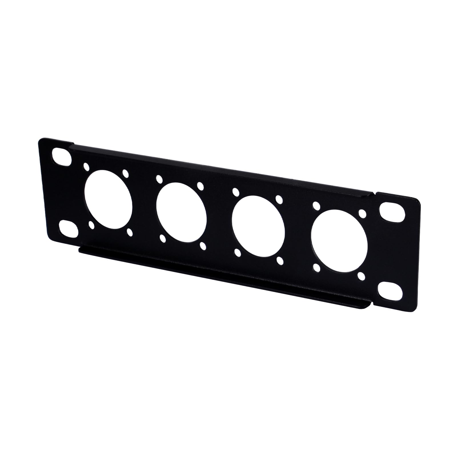 GeeekPi 7-calowy panel do montażu w szafie 1U 4-otworowy panel krosowy typu D do stojaka sieciowego DeskPi RackMate TT Mini