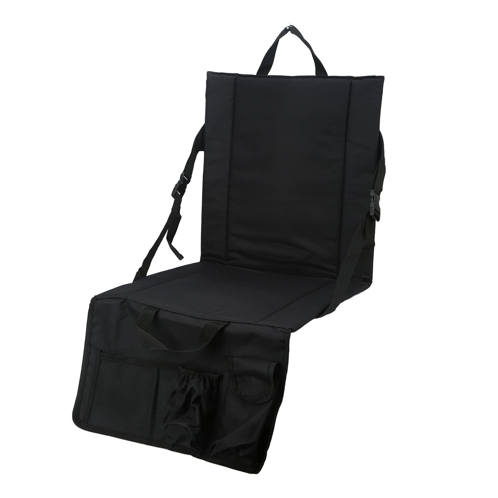 RiToEasysports Stadium Seat Bleacher Cushion, Foldable Portable Outdoor Stadium Seat Pad with Backrest for Bleachers