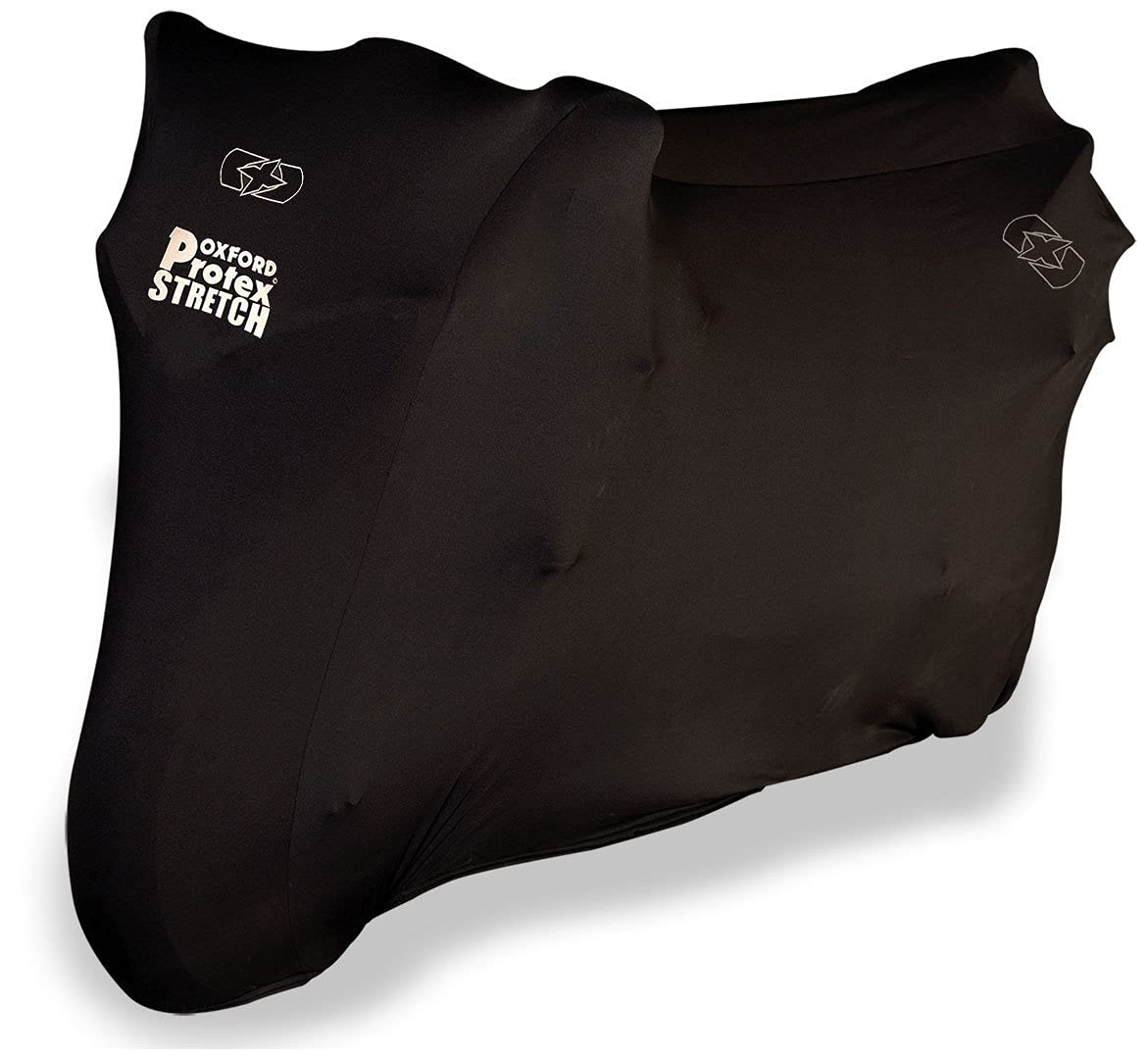 Oxford Protex premium stretch fit indoor motorcycle cover, black, XL