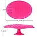 Tatuo 8 Pcs Face Scrubber Soft Silicone Face Scrubber Exfoliator Silicone Facial Cleansing Brush Cradle Cap Wash Brush Blackhead Pore Pad for Deep Cleaning Skin Care 8 Colors