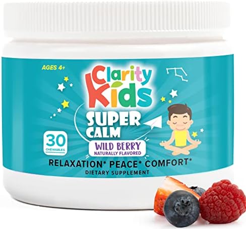 Clarity Young of us Neatly-kept Soundless | Magnesium Chewable Eating regimen for Young of us Consolation Center of attention and Relaxation | All Pure Soundless Supplement with L-Theanine | USA Made | ADHD Aid | 30 Share thumbnail