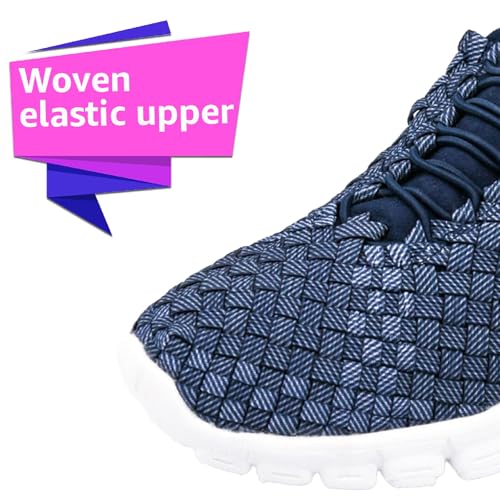 Image of Zee Alexis Women's Danielle Sneakers | Breathable Lightweight Flexible Casual Comfortable Slip-On No-Tie Elastic Laces Woven Shoes