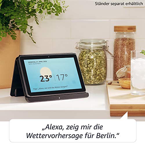 Amazon Fire HD 8 Plus-Tablet, 8-Zoll-HD-Display, 32 GB, Schiefergrau mit Spezialangeboten; unser bestes 8-Zoll-Tablet für Unterhaltung unterwegs, Zertifiziert und generalüberholt