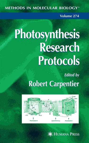 Buy Photosynthesis Research Protocols — BookShops.in