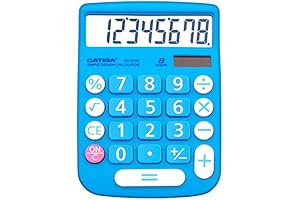 CATIGA Desktop Calculator: 4-Function Calculator for Home, Office, and Business (CD-8185)