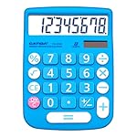CATIGA Desktop Calculator 8 Digit with Solar Power and LCD Display, Big Buttons, for Home, Office, School, Class and Business, 4 Function Small Basic Calculators for Desk, CD-8185