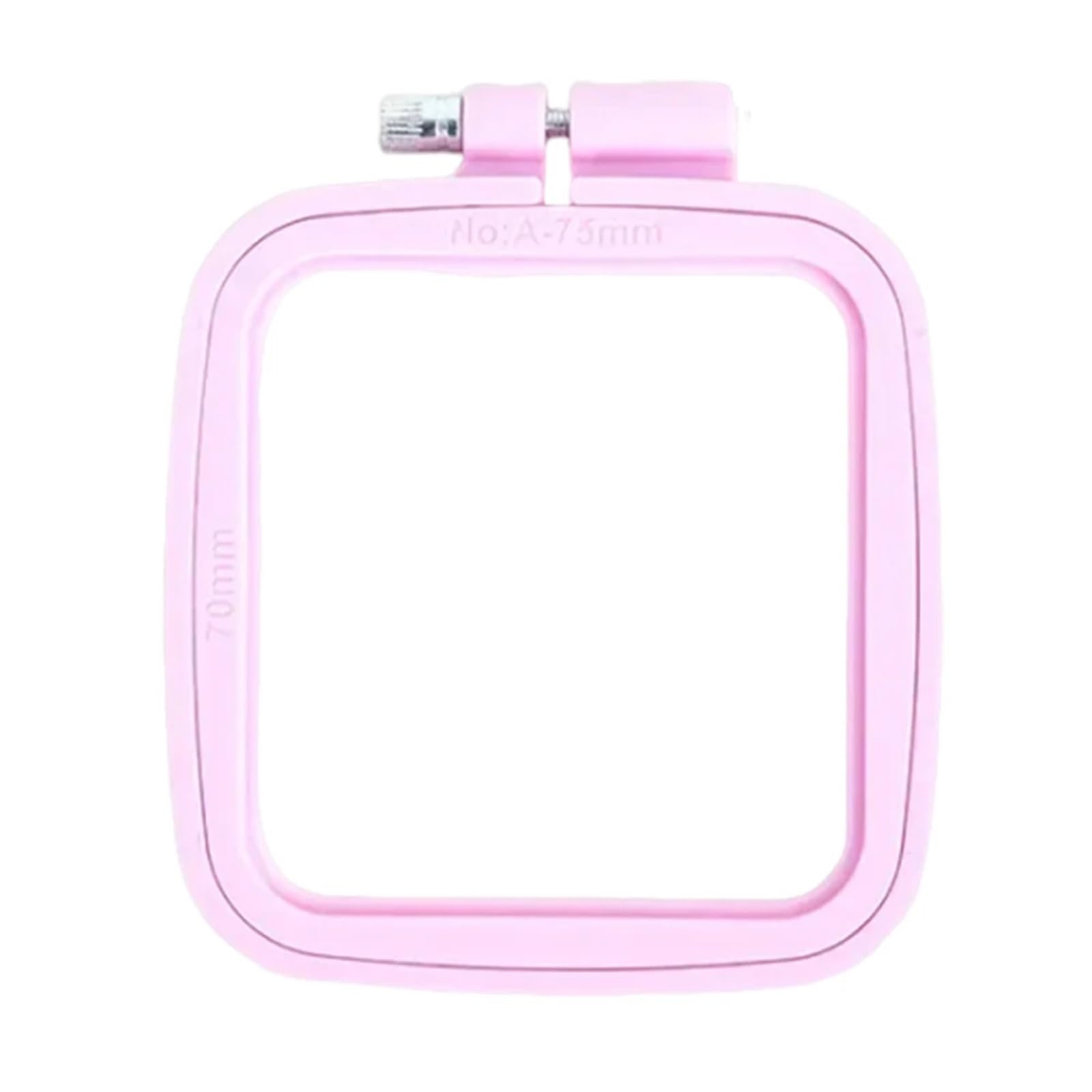 CQAHDSEVF Embroidery Hoop Circle, Cross Stitch Rack Square Embroidery Hoop Plastic Punch Needle for and Sewing(Color 5)