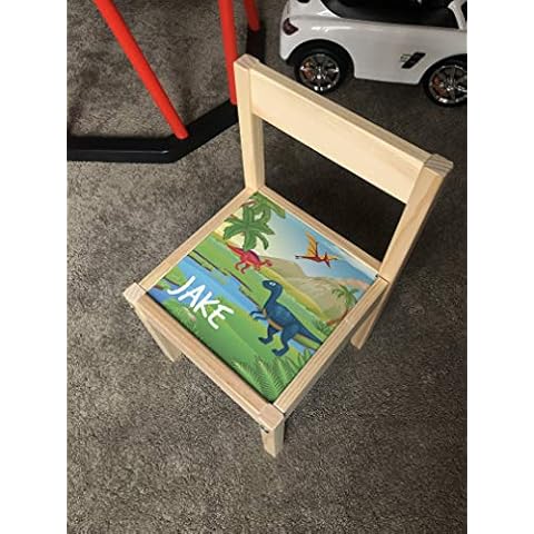 MakeThisMine Personalised Dinosaur Chair for Kids Cover
