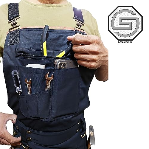 TRUESAGA - Men's Utility Overkilt Black 16Oz Heavy PC Fabric2