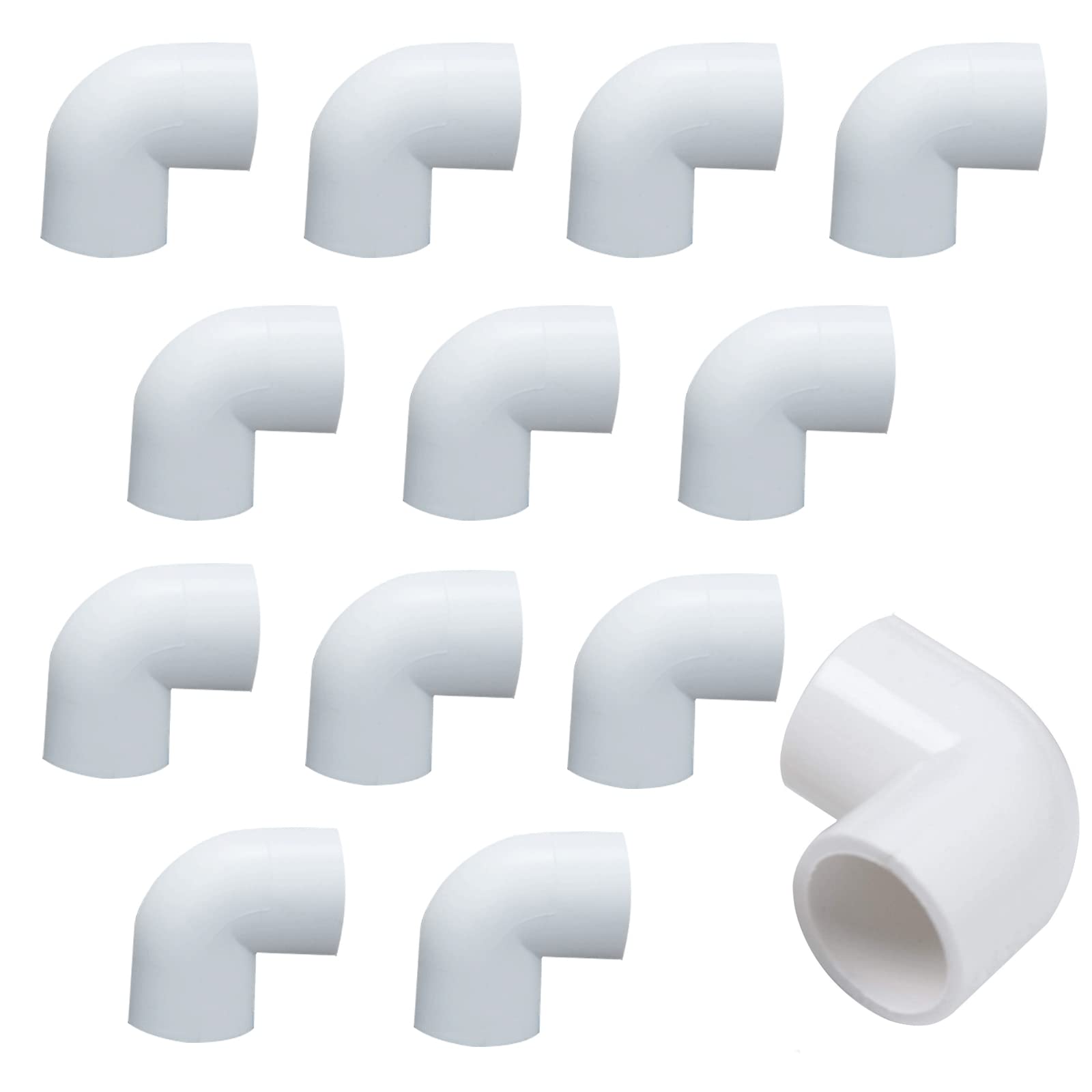 Buy 14 Pcs Elbow 20mm Dia 90 Angle Degree PVC Pipe PVC Pipe Fitting Elbow Connector Pipe Elbow