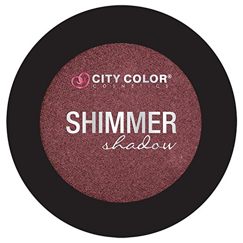 CITY COLORCosmetics Metallic Shimmer Eyeshadow | Vibrant, Bold, Beautiful Pigmented Makeup (Marsala)