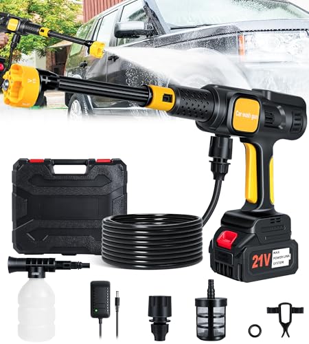 Pircaath Cordless Pressure Washer, 600PSI Portable...