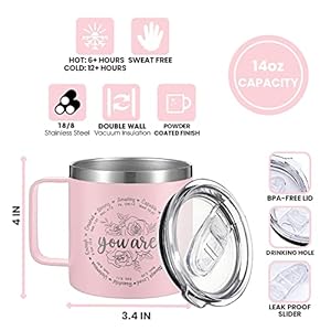 Christian Gifts for Women Religious Gifts for Women Birthday Gifts for Mom Grandma Sister Friend Coworker Women Christmas Gifts Inspirational Spiritual Catholic Gifts Women 14 Oz Mug