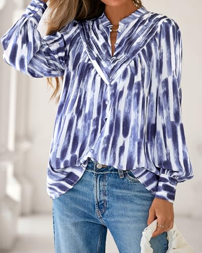 Save on BTFBM Women's Boho Floral Blouse with Code 45KFH4SF
