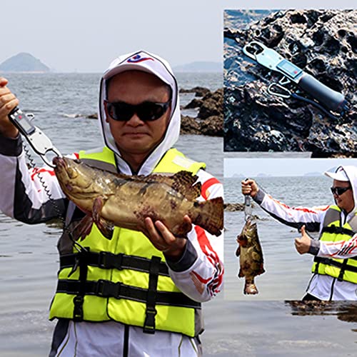 Pinzas de pesca dispositivo electrónico de pesaje y control de peces 6