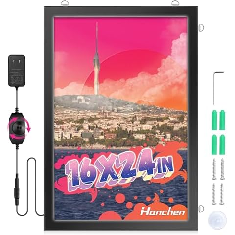 Hanchen 16x24 LED Movie Poster Frame Cover