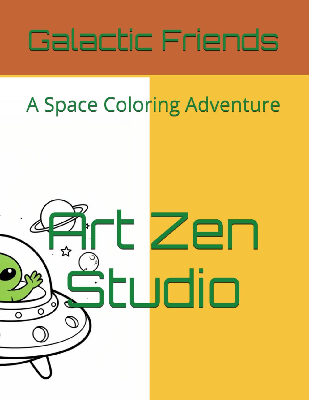 Galactic Friends: A Space Coloring Adventure
