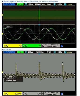 Hantek Digital Oscilloscope DSO2C10 2C15 2D10 2D15 2 Channels 100Mhz/150Mhz 1GSa/s, 8M memory depth Storage USB Osciloscopio Portable Multimeter Tester DSO2C10 100M 2ch