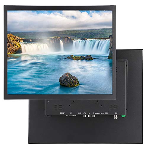 Monitor Schermo Ouch Resistivo da Industriale in Metallo Incorporato para PC TVCC Videocamere Computer Positivo 4: 3 1024 X 1000::1 Spina UE 17 pollici