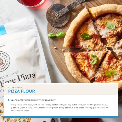 Image of King Arthur Gluten Free Pizza Flour: Crispy Neapolitan-Style Crust - 32 Oz Box, Perfect for GF Baking, Celiac-Friendly, 00 Pizza Dough Mix
