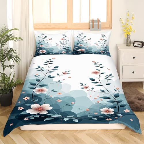 Housse de couette 200x200 en microfibre douce finition peinture