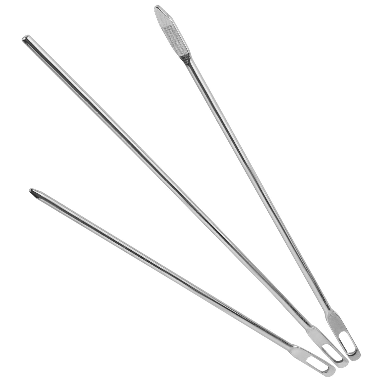 Toyvian Herramienta Enhebrador de Alambre 3 Unidades para Bordado y Quilting Acero de Titanio Niquelado Resistente