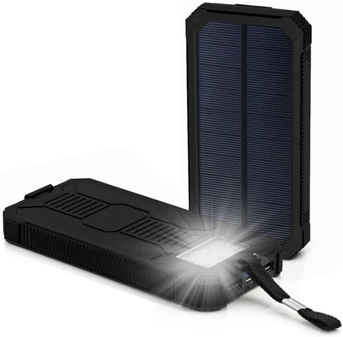 Mobility Lab ML312194 Solar Power Bank with LED flashlight illuminated