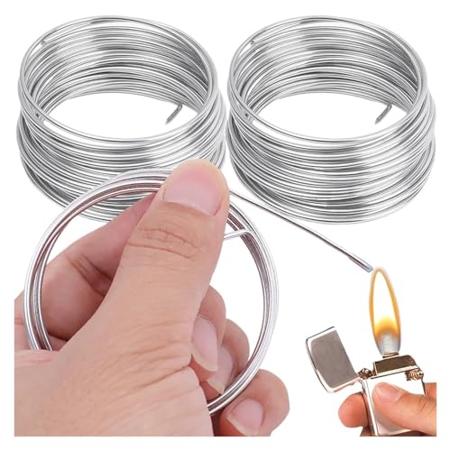 Alambre de aluminio Alambre de soldadura aluminio, universal, acero inoxidable, baja temperatura, cobre y hierro, rollo alambre metal(2.0MM,2M)