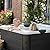 MSpa 4-6 Person Outdoor Hot Tub, Bubble Massage Spa w/Hard Exterior & Soft Interior, Oslo